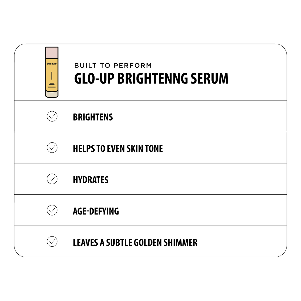Glo-up Brightening Body Serum