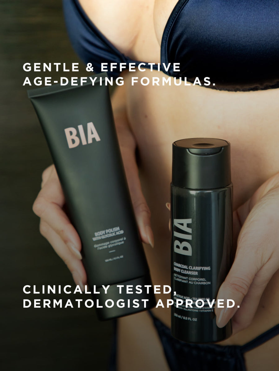 SHOWER KIT: CLARIFYING CHARCOAL BODY CLEANSER & BODY POLISH