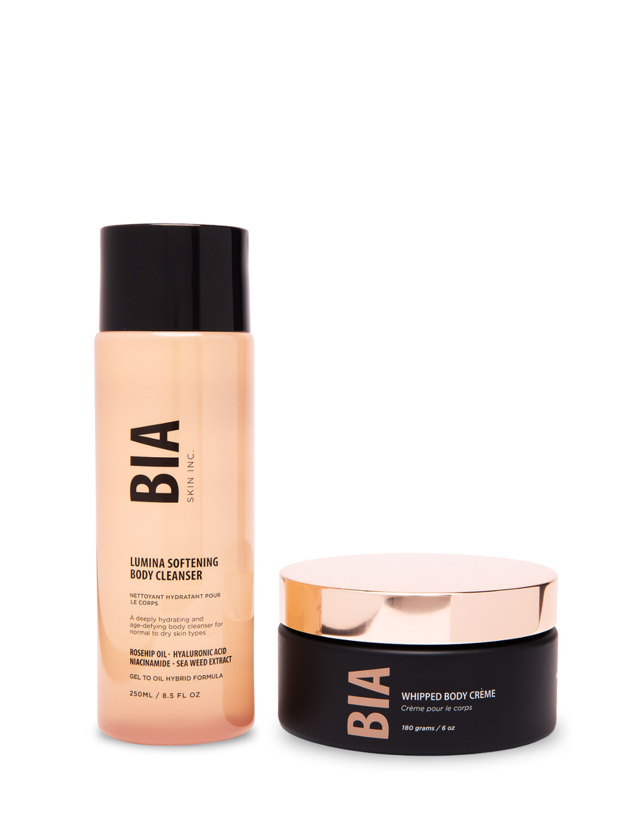 MOISTURE BOMB KIT: LUMINA SOFTENING BODY CLEANSER  & WHIPPED CRÉME DUO