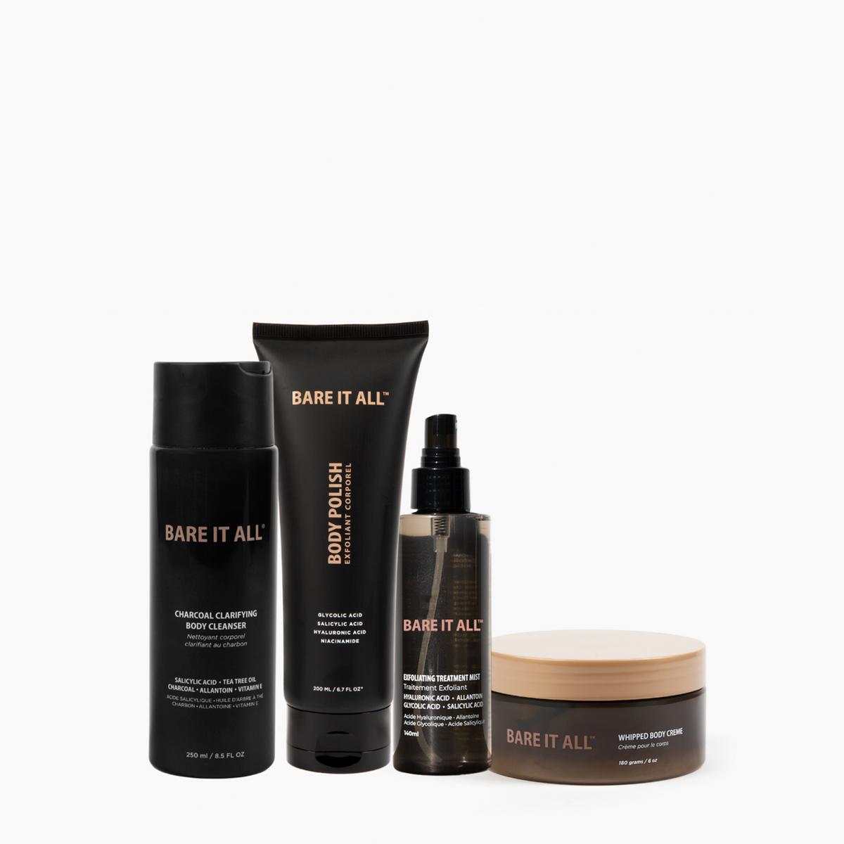 4 PIECE BARE IT ALL METHOD KIT