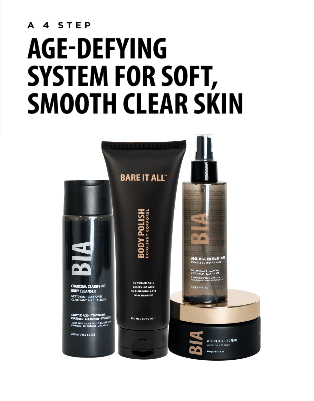 4 PIECE BARE IT ALL METHOD KIT