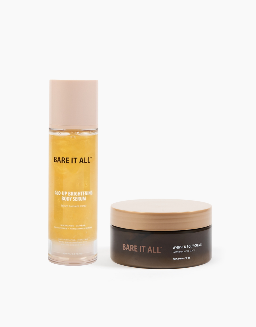 The Ageless Brightening Kit - Glo-Up Brightening Serum + Whipped Body Créme