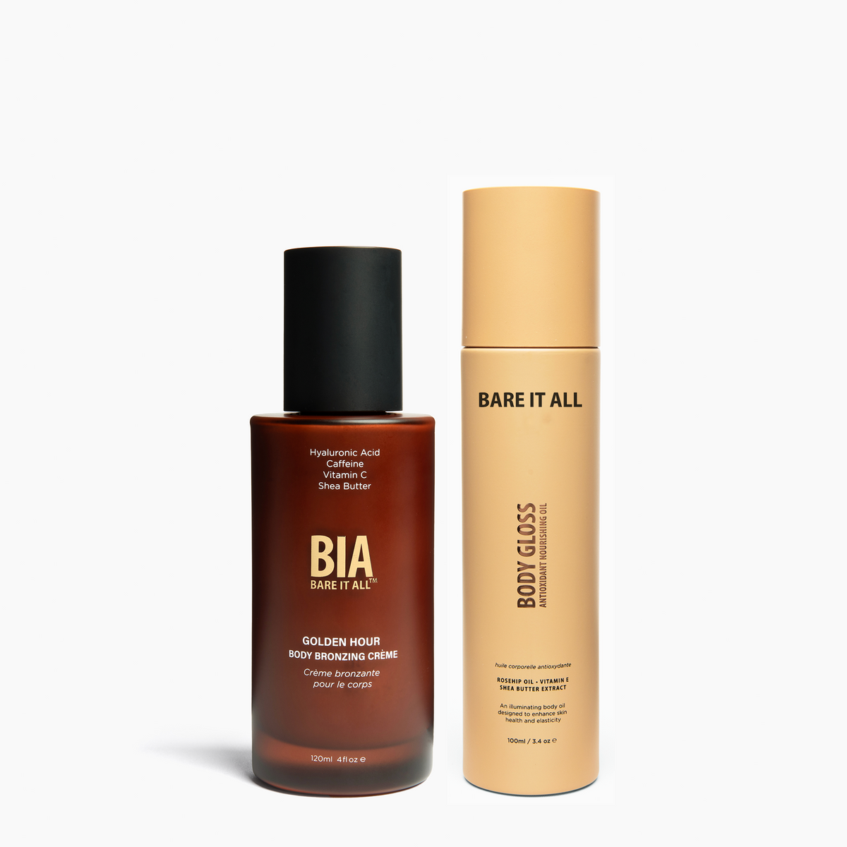BRONZE & SHINE KIT- Body Gloss & Golden Hour Bronzer