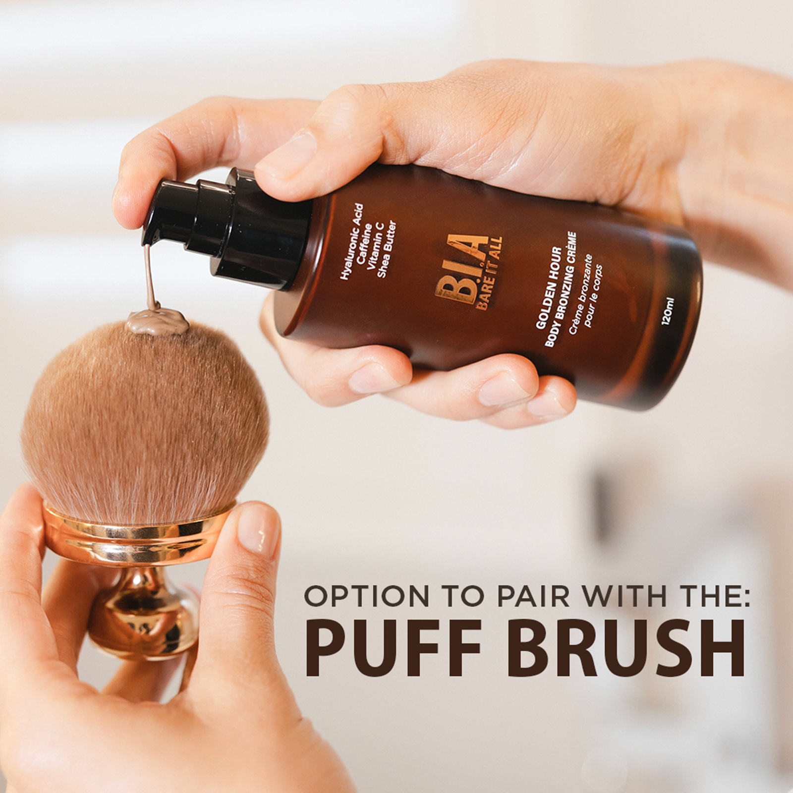 BRONZE & SHINE KIT- Body Gloss & Golden Hour Bronzer
