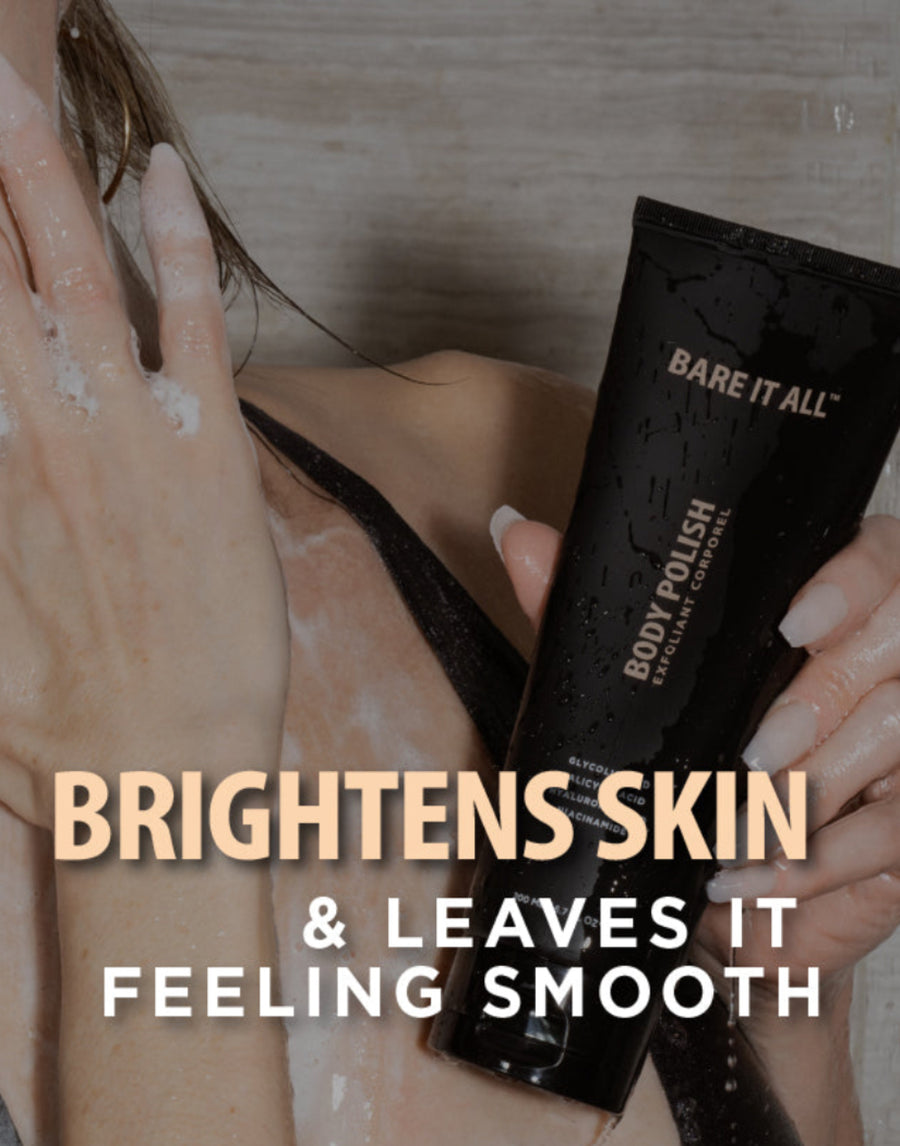 KP SMOOTHING KIT - Body Polish, Exfoliating Treatment Mist, Whipped Body Creme