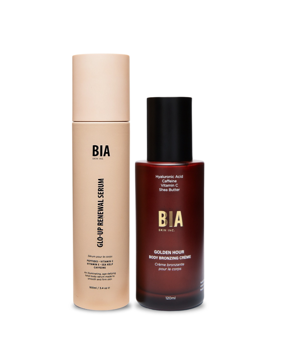 GOLDEN HOUR GLO-UP KIT - Golden Hour Bronzer & Glo-Up Renewal Serum