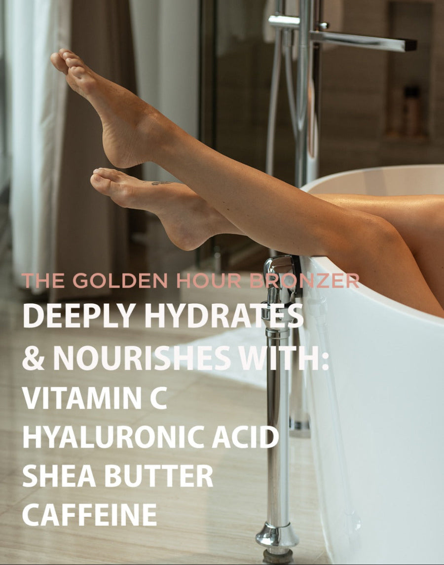 GOLDEN HOUR GLO-UP KIT - Golden Hour Bronzer & Glo-Up Renewal Serum