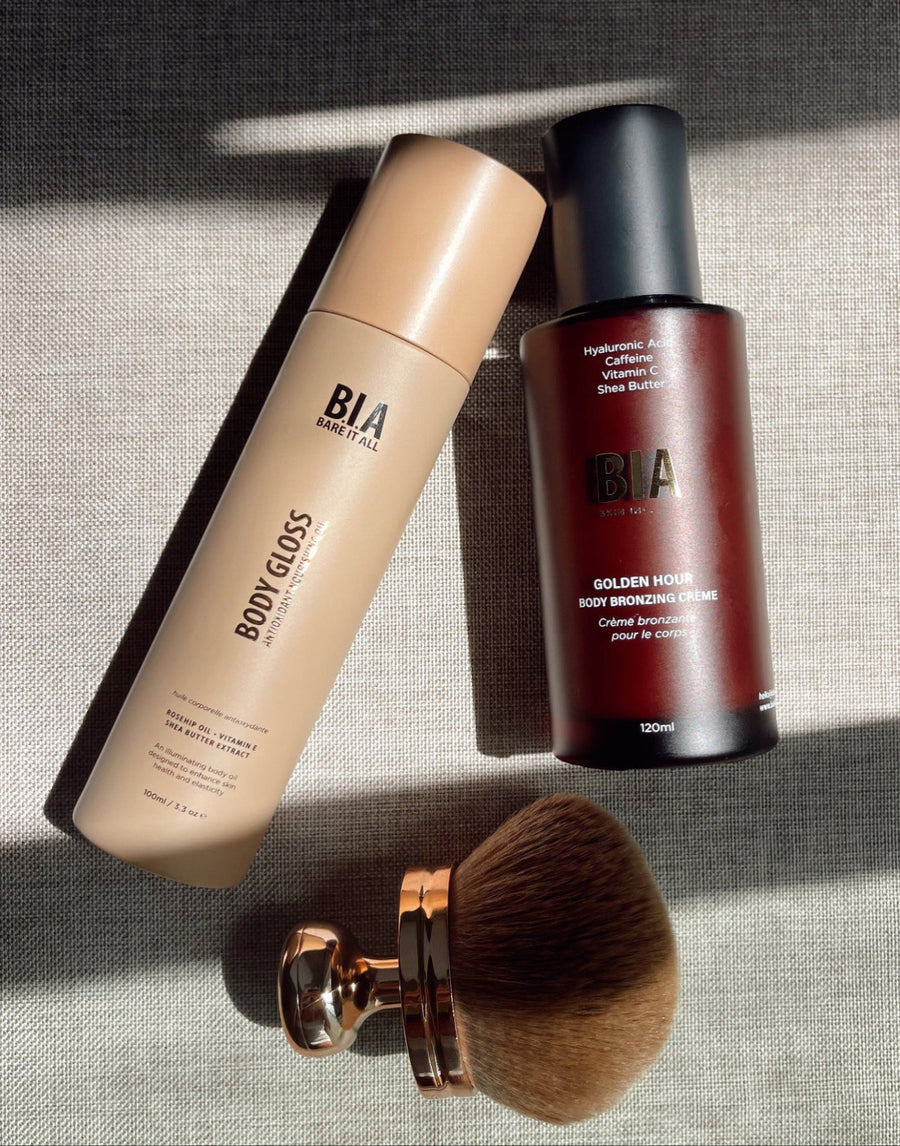 BRONZE & SHINE KIT- Body Gloss & Golden Hour Bronzer