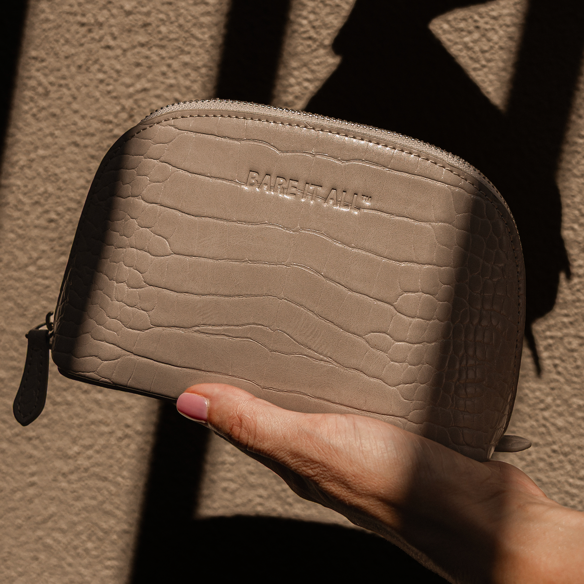 Croc Embossed Travel Bag