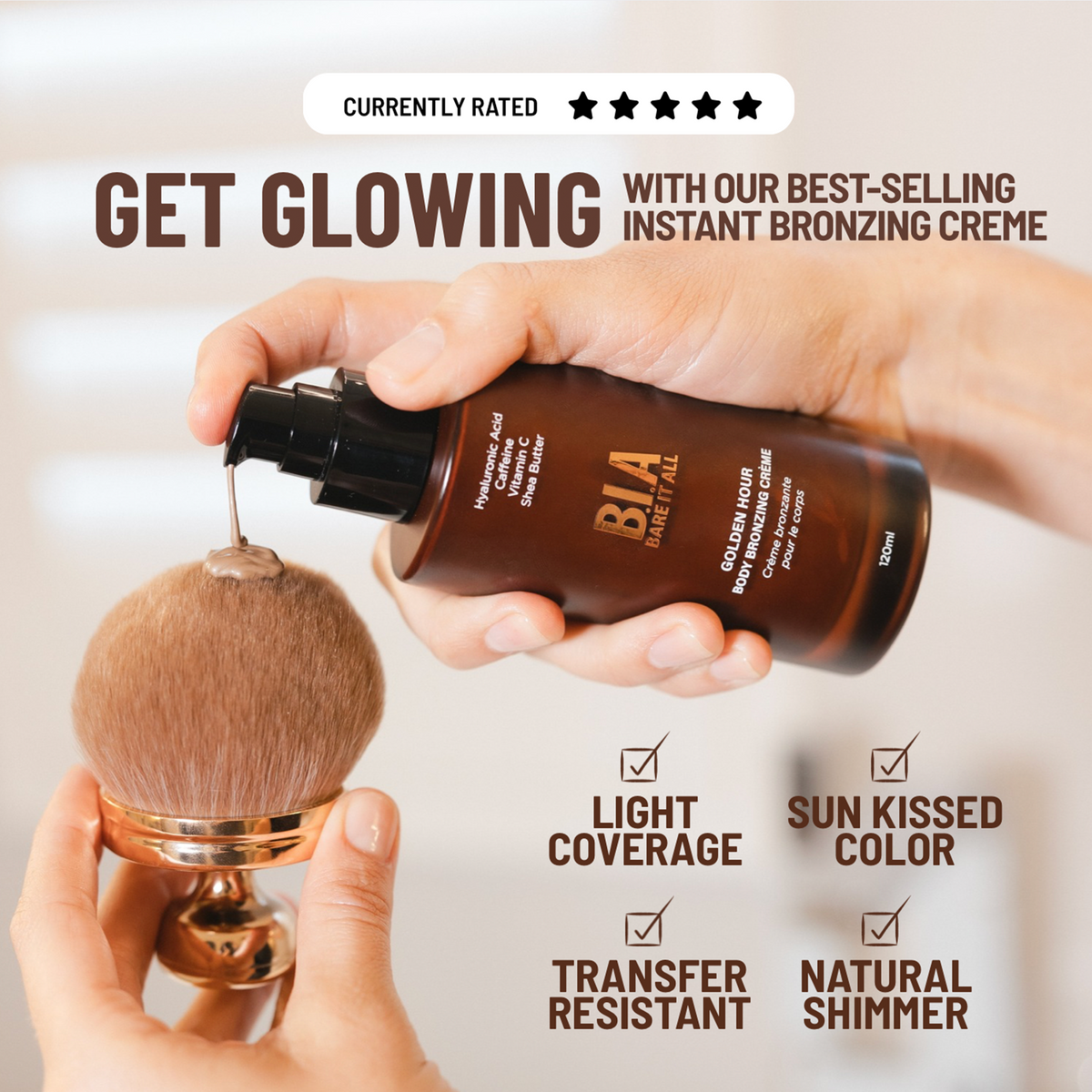 Golden Hour Bronzing Créme – First-Time Customer Trial Offer